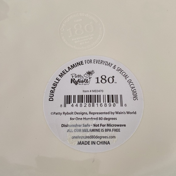 Melamine Holiday Salad/Appetizer Plates. Set of 4. - Picture 7 of 9